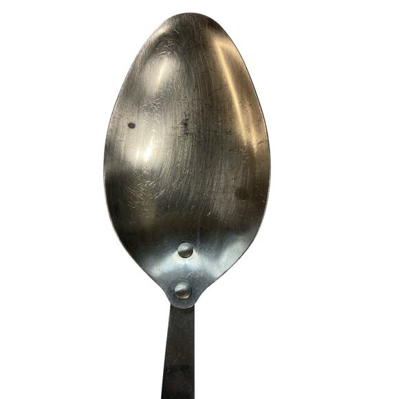 Robinson USA Stainless Steel USA Wood Handle Solid Serving Spoon Kitchen Tool - Picture 7 of 12